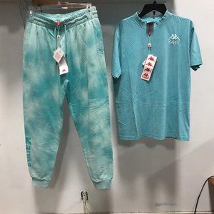 NWT KAPPA 2pc BARTOLD BADBIN TYE DYE PANT SHIRT